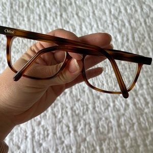Chloe eyeglasses - gold and tortoiseshell